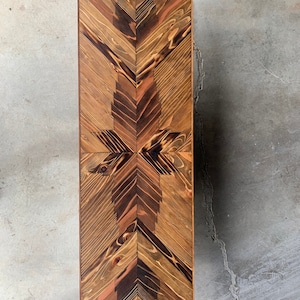 Reclaimed Style Redwood Desk STRATUS image 3