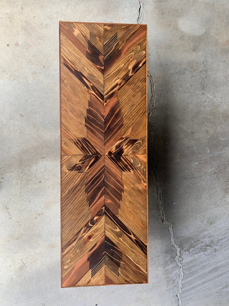 Reclaimed Style Redwood Desk STRATUS image 3