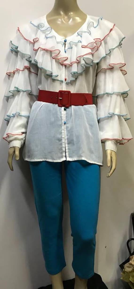 French Vintage Blouse 80s