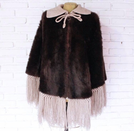 cute vintage 70's poncho