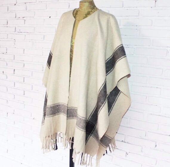 70's vintage poncho