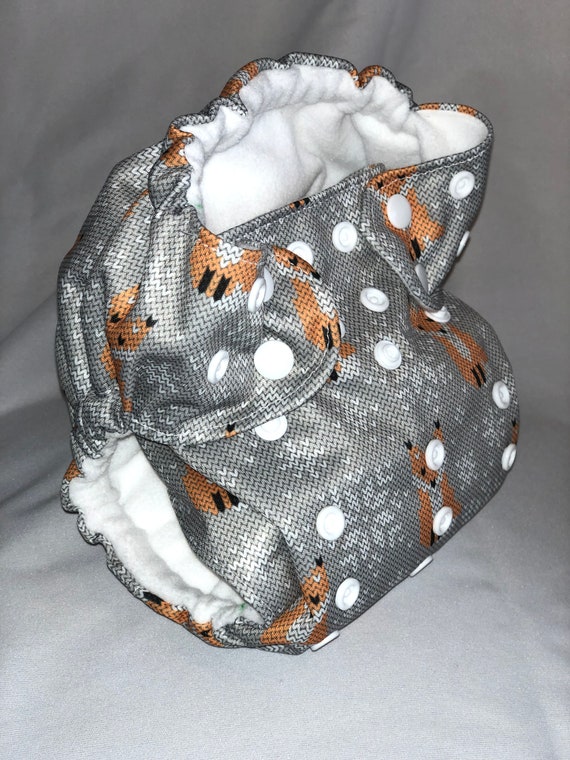 One Size Girl Cloth Diaper Cloth Diaper Cloth Diaper Boy Cloth Diaper Winter Red Sweater - Pocket Diaper Fair Isle