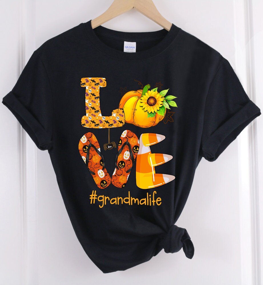 Discover Love Grandma Life Shirts | Funny Grandma Shirts | Grandma Halloween Costume | Grandma Thanksgiving Shirts | Shirt For Grandma Nana Gigi