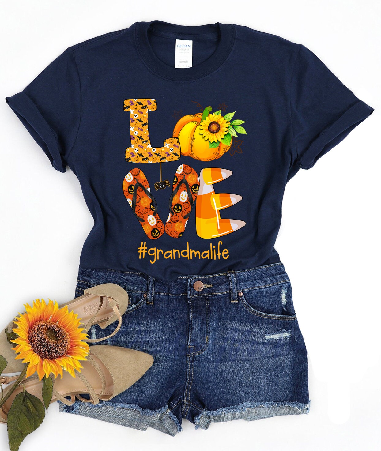 Discover Love Grandma Life Shirts | Funny Grandma Shirts | Grandma Halloween Costume | Grandma Thanksgiving Shirts | Shirt For Grandma Nana Gigi