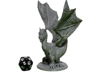 Young Dragon, PLA Dungeons and Dragons DnD Miniatures D&D