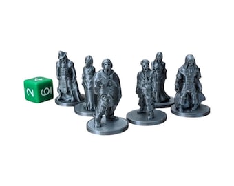 Undead Townsfolk Miniatures: D&D RPG Miniatures (Set of 6)