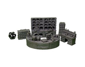 Terreno disperso de boticario, Dungeons and Dragons DnD, lote de 32 mm