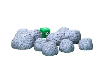 Bushes (Set of 6), Dungeons and Dragons DnD Scatter Terrain Mini 32mm Lot