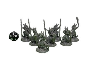 Demonkin Warband: 32mm D&D Miniatures (Set of 7)