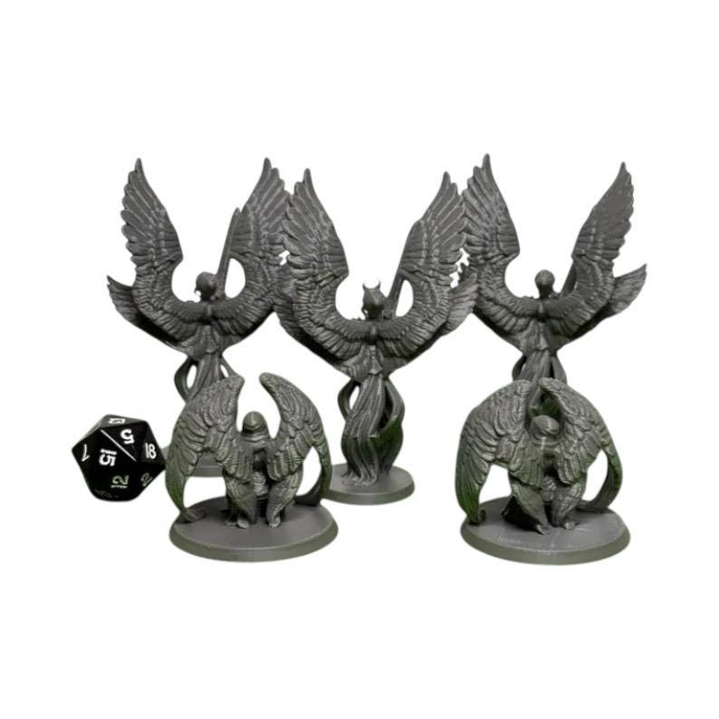 Ángeles Iraquíes y Caídos (Set de 5), PLA Dungeons and Dragons DnD Miniatures imagen 2