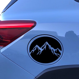 Gas cap cover overlay decal, fuel door cover Fits 2018-2023 Crosstrek