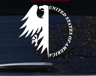 Merica Windshield Sticker Banner Vinyl Decal America Banner Sticker ...