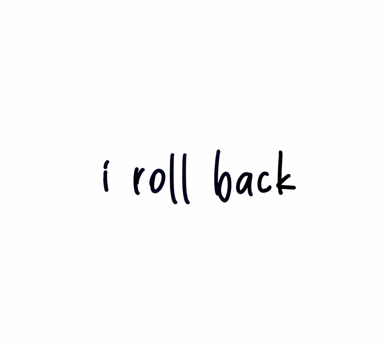 I Roll Back Decal Etsy