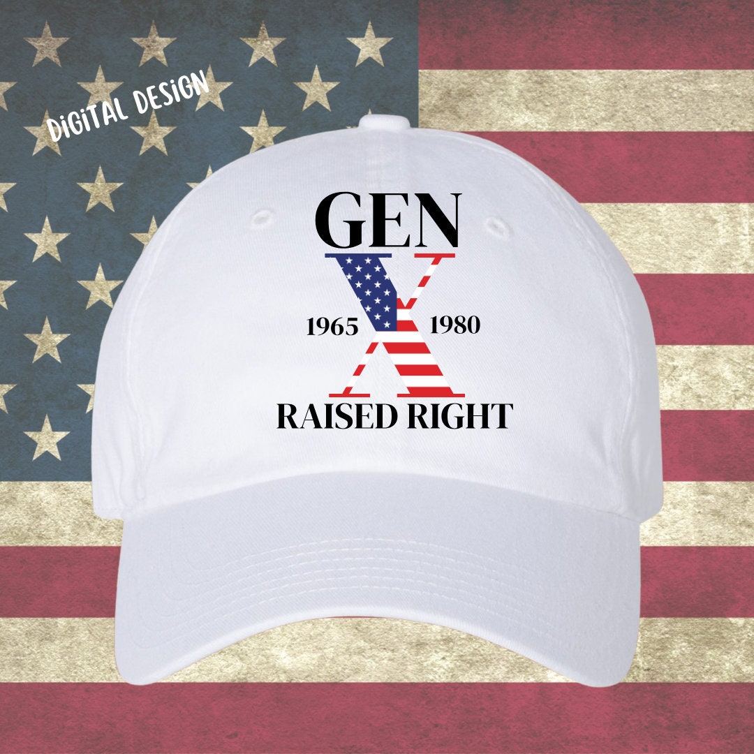 Gen X Raised Right, Digital, Svg, PNG, JPG, Dtf, Sublimation, Cricut ...