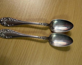 Antique sterling silver by Wallace. Rose pattern