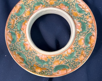 Antique Rose Medallion China Under plates or Rings