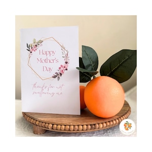 Cartão engraçado para o Dia das Mães para imprimir - Download digital - Cartão sarcástico para o Dia das Mães para a mãe - Download instantâneo em PDF e JPEG