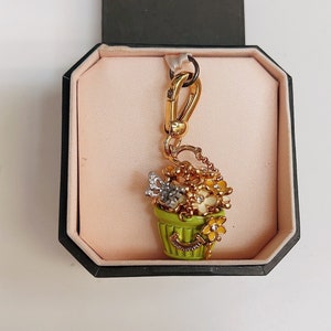 Juicy Couture flower basket charm