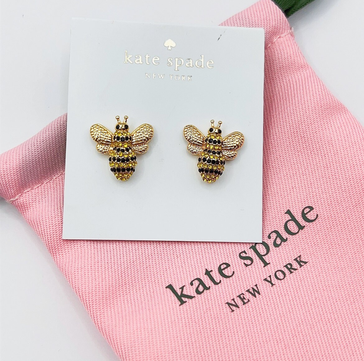 Bee earrings kate spade deals