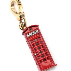 Juicy Couture London phone booth charm