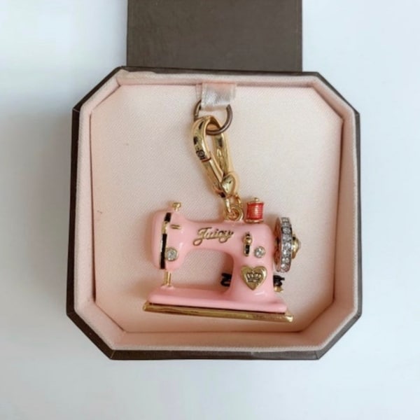 Juicy Couture sewing machine charm