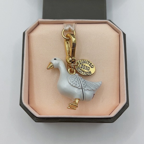 Juicy Couture white goose charm