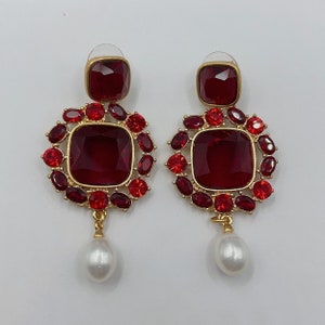 Oscar De La Renta earrings