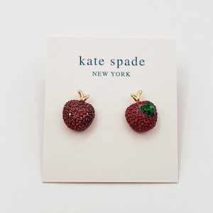 Kate spade apple earrings best sale