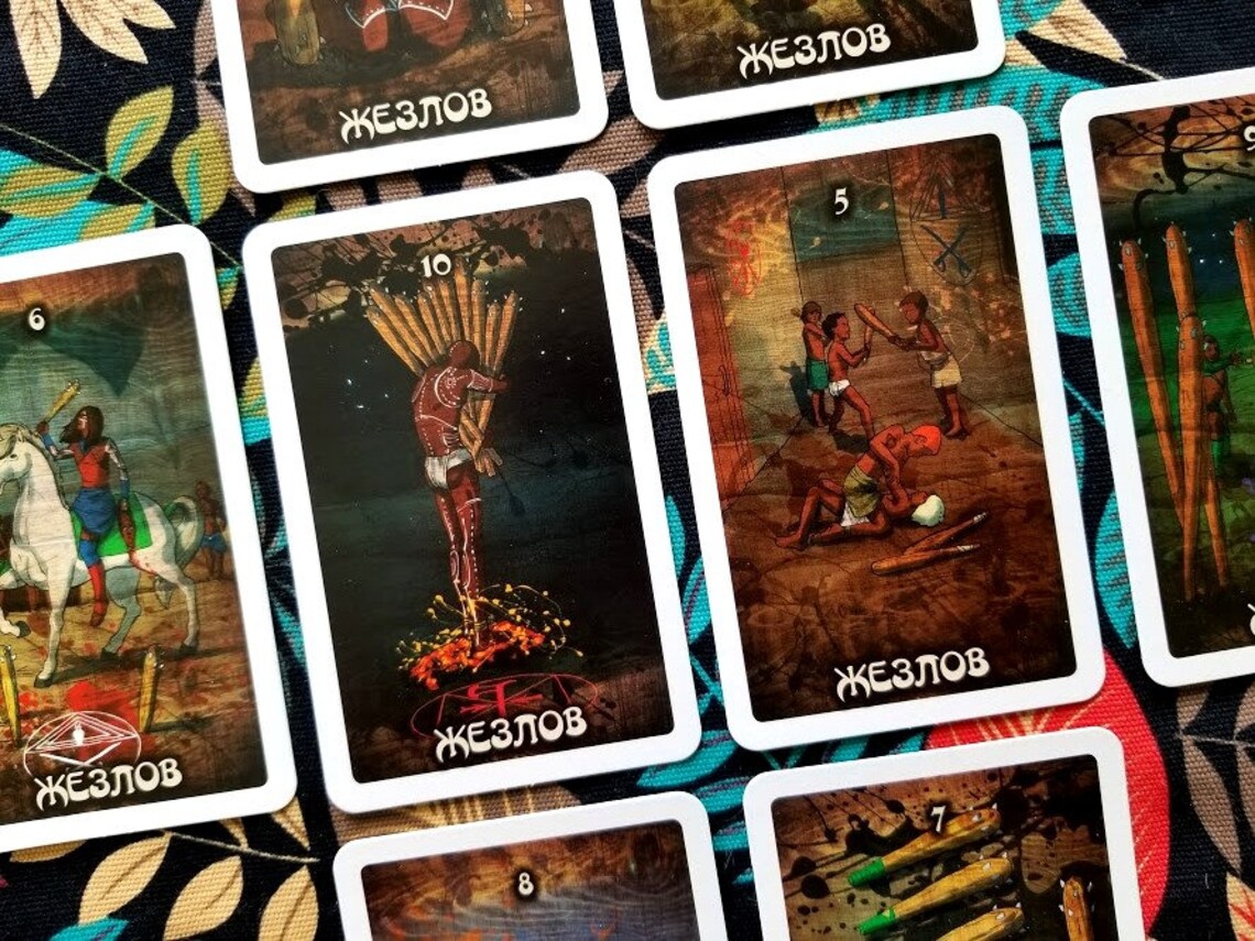 Voodoo Tarot Divination Cards Tarot Cards | Etsy