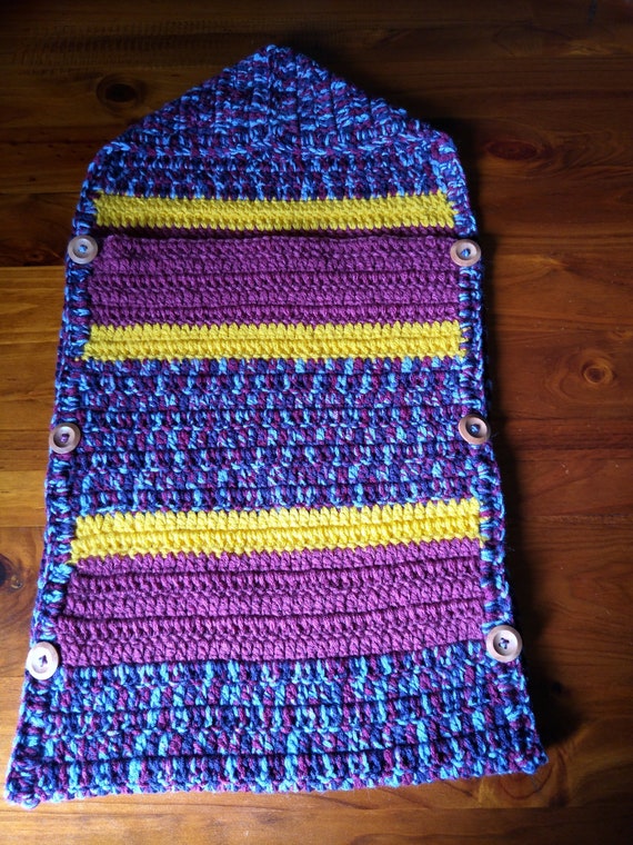 crochet swaddle blanket