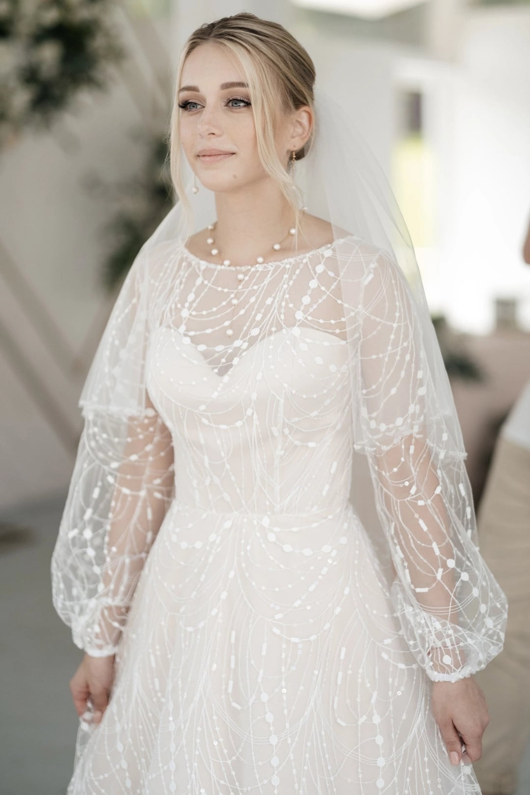 Lace Corset Sweetheart Wedding Dress Long Sleeve Rustic Bridal Dresses ...