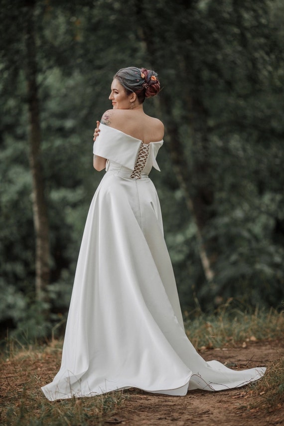 casual bridal dress