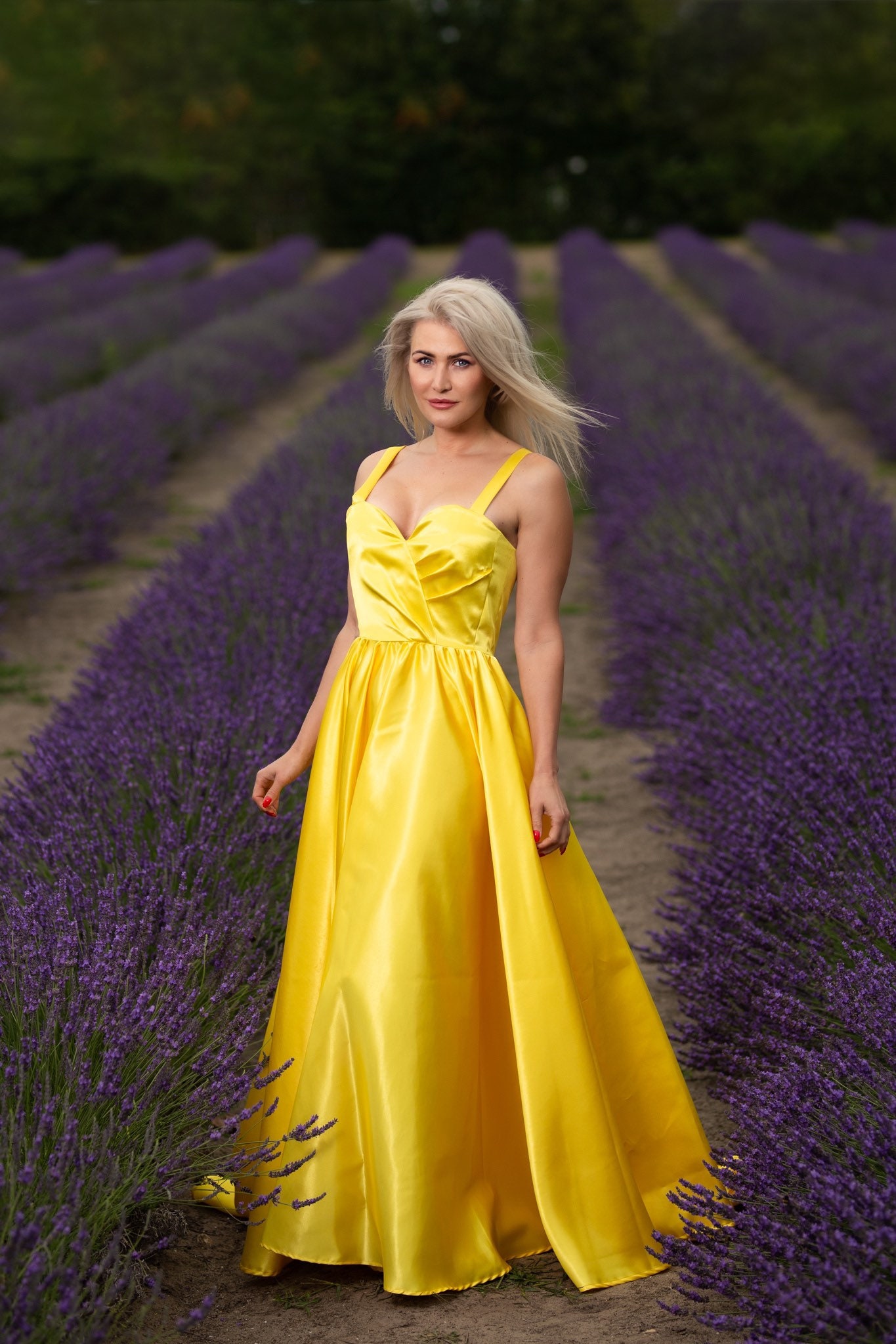 Cute yellow shop formal dresses