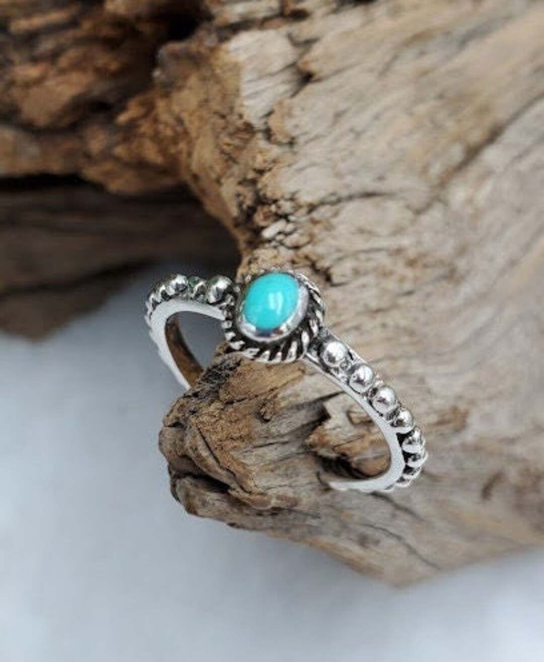 Turquoise Toe Ring Adjustable Toe Ring Sterling Silver Etsy