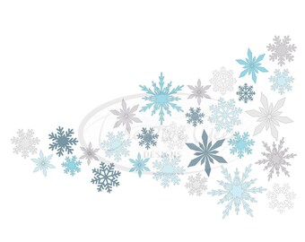 Snow Background SVG Digital Download - Winter SVG Instant Download - Winter Clipart - SVG Files for Cricut or Cameo
