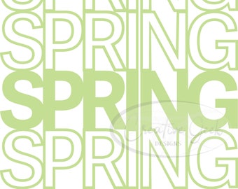 Spring Background SVG Digital Download - Spring SVG Instant Download - SVG Files for Cricut and Cameo