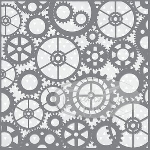 Gears Background SVG Digital Download - Gears SVG Instant Download - Gear Clipart - SVG Files for Cricut or Cameo