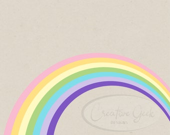 Rainbow Digital Paper PNG Instant Download - Rainbow Paper PSD Digital Download - Rainbow Background Clipart