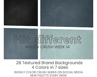 28 Scuffed Texture Brand Background Bundle | Palette Branding Assets Small Business | Social Media Backgrounds Digital Download PNG