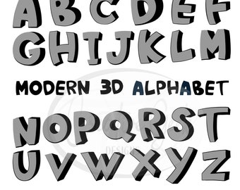 Creative 3d Alphabet Letters Scrapbook Letters Stock Illustration  2295229315