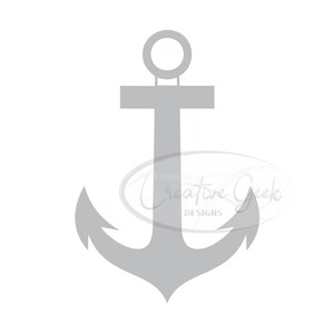 Anchor SVG Digital Download - Anchor PNG Instant Download - Anchor Clipart - SVG Files for Cricut and Cameo