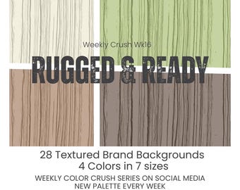 28 Wood Texture Brand Background Bundle | Palette Branding Assets Small Business | Social Media Backgrounds Digital Download PNG