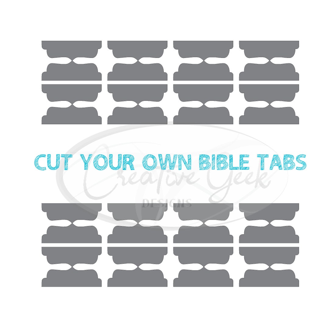 Bible Tabs SVG Digital Download - Bible Journaling Instant Download ...
