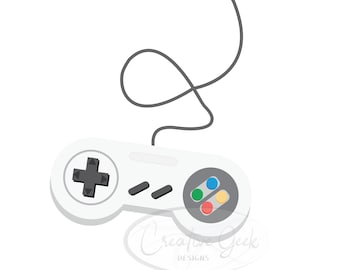 Digital Download Video Game SVG - Video Game Controller Die Cuts - Video Game Clipart - SVG Files for Cricut or Silhouette Cameo