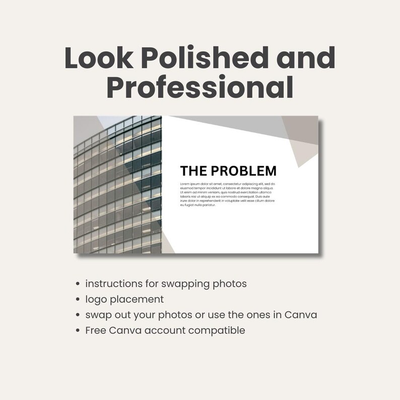 Business Presentation Template | Editable Canva Pitch Deck | Powerpoint ...