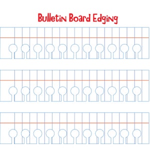 Notebook Torn Edges Bulletin Board Decoration Digital Download - Bulletin Board Edging Instant Download - SVG Files for Cricut or Cameo