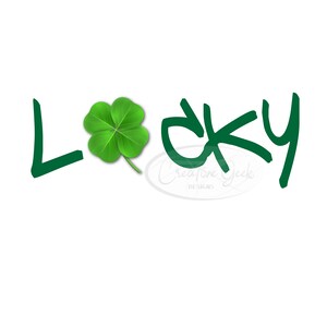 St. Patrick&#39;s Day SVG Digital Download - Lucky Clover SVG Instant Download -  St Patrick&#39;s Day Clipart  - SVG Files for Cricut and Cameo