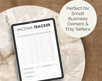 Small Business Income Tracker | Verkaufserlös Log (Digitaler Download)