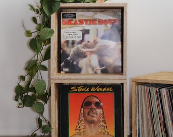 Vinyl Record Crate X2 Flat Pack OSB Wood