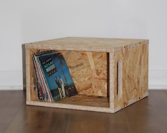 7" Vinyl Record OSB Crate 1X Flat Pack